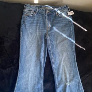 Old navy mid rise super flare jeans